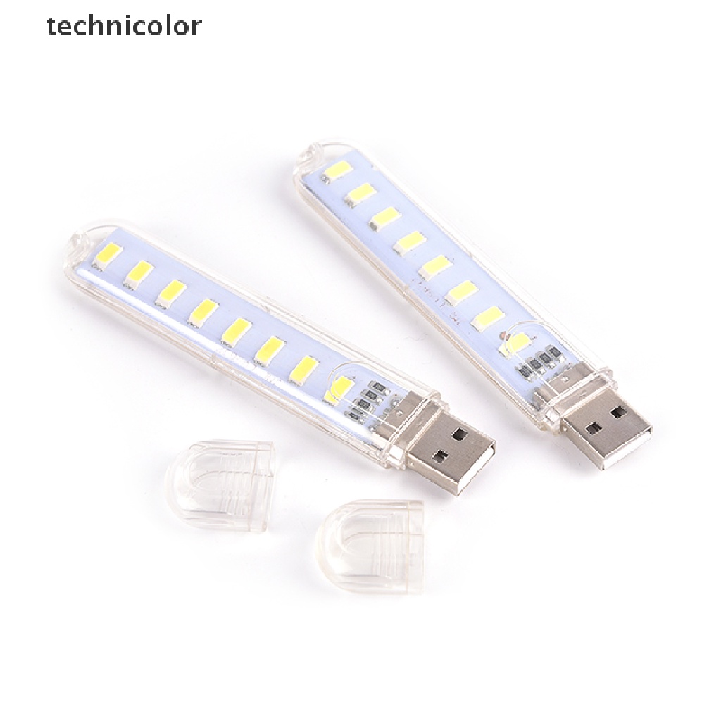 Đèn LED USB Mini 8 Bóng Tiện Dụng Cho PC / Laptop