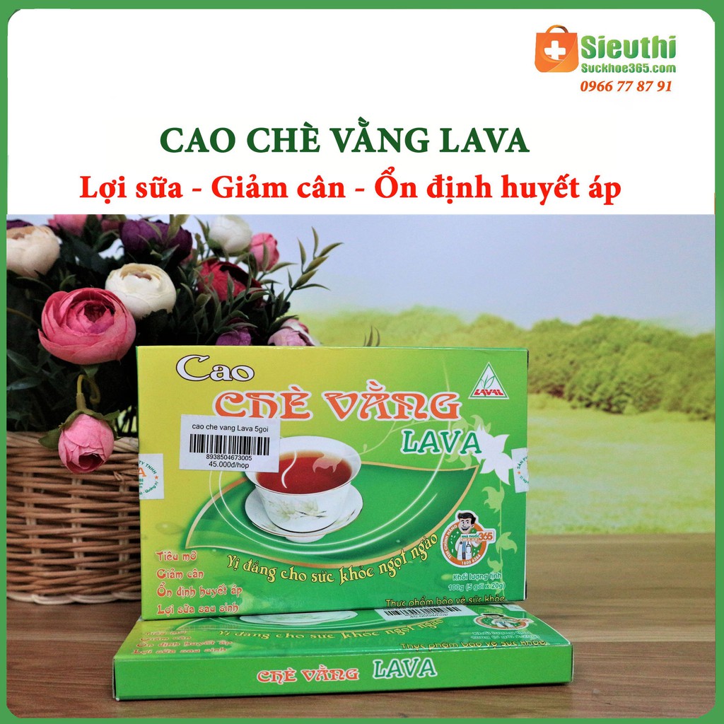 Cao Chè Vằng Lava- Lợi Sữa, Giảm Cân