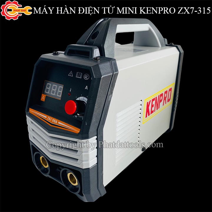Máy Hàn Điện Tử KENPRO ZX7-315 - Công Nghệ Hàn Biến Tần IGBT inverter - Hàn Que 2.5-4.0mm - Đầy Đủ Phụ Kiện-BH 12 Tháng