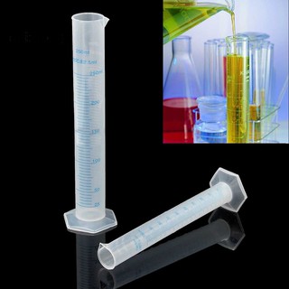 daixiong 100/250ml Plastic Measuring Graduated Cylinder Liquid Lab Test Experiment Cup