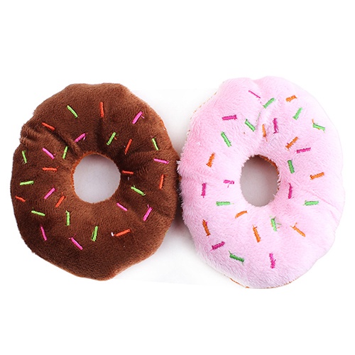 Đồ Chơi GặM HìNh BáNh Donut, PháT TiếNg Kêu Cho Thú Cưng
