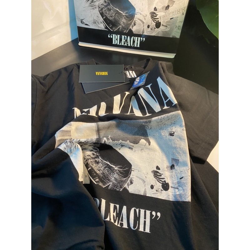 Áo ngắn tay hoạ tiết Nirvana Rock