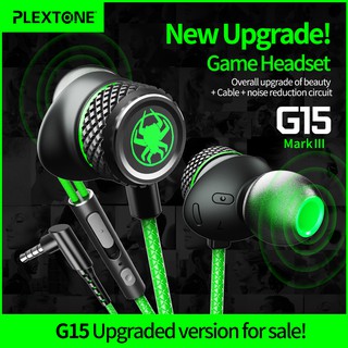 Tai nghe nhét tai dùng chơi game mẫu Plextone G15 2019