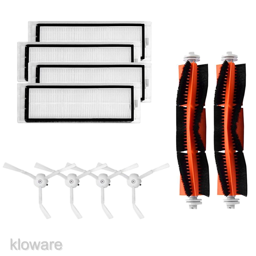 Bộ Lọc Chổi Chính &amp; Bàn Chải Bên Cho Máy Hút Bụi Xiaomi Mi Robot
