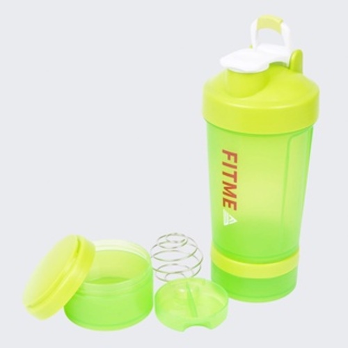 Bình nước shake thể thao tập gym Fitme 4 trong 1 (500ml)