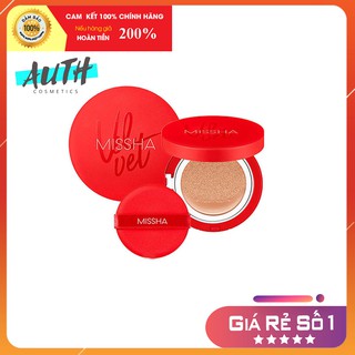 Phấn nước Missha Velvet Finish Cushion - MISSHA đỏ Auth Hàn Quốc