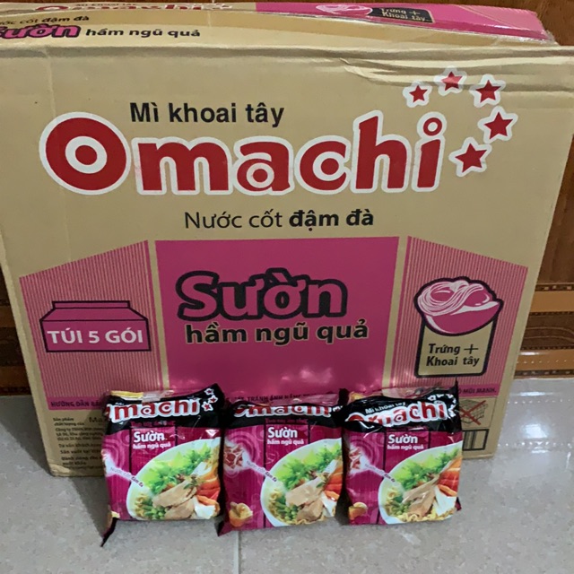 Mì tôm Omachi  80g