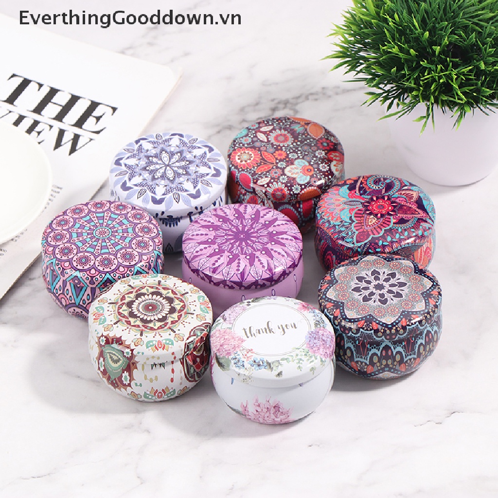 Everthinggooddown Hộp Thiếc Đựng Bánh Kẹo Hình Trống Cá Tính 2.2OZ