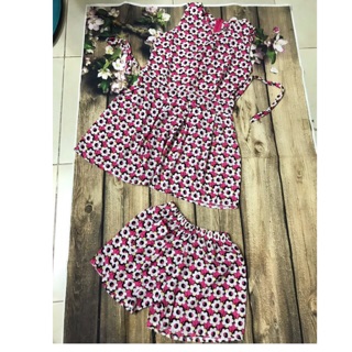 Set đầm + quần rời có túi size 40-52 kg