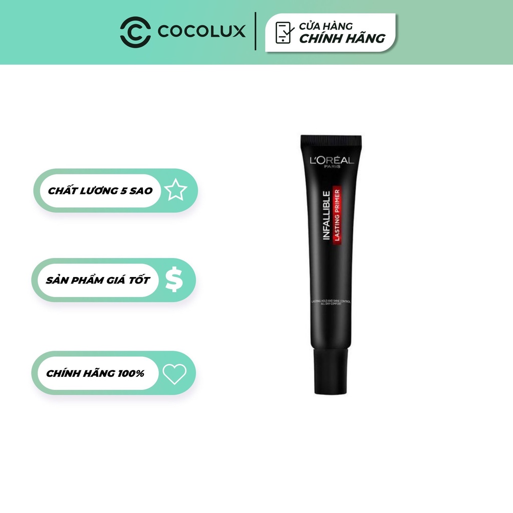 Kem Lót Lâu Trôi, Giảm Bóng Nhờn, Dưỡng Ẩm L'oreal 30ml [COCOLUX]