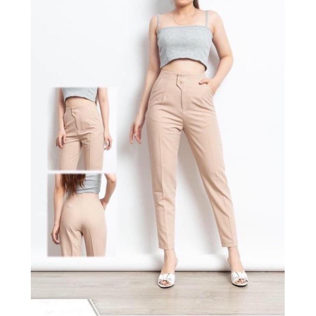 HOT- Quần baggy T 2 cúc công sở siêu xinh | BigBuy360 - bigbuy360.vn