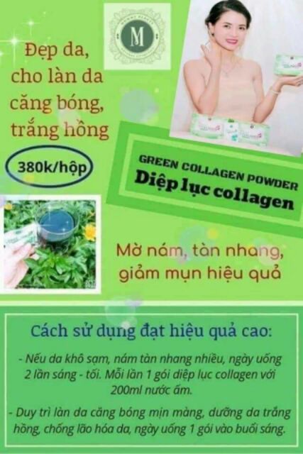 Diệp lục collagen | BigBuy360 - bigbuy360.vn