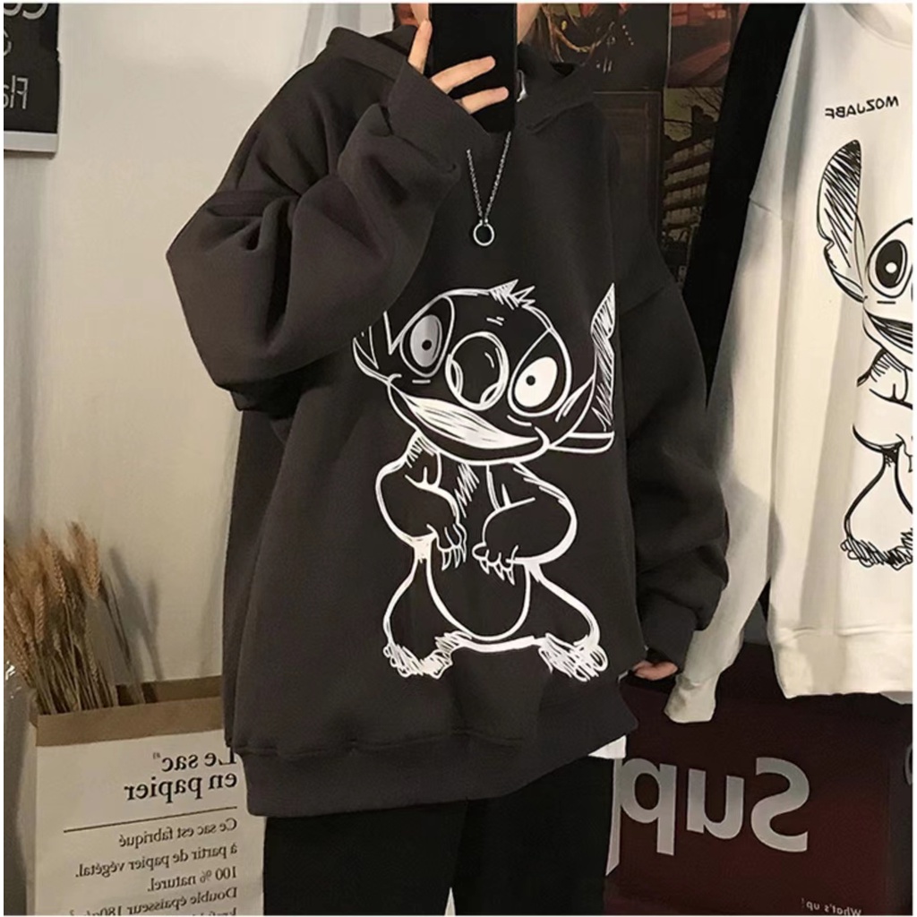 Áo Hoodie nam dáng rộng thời trang phong cách Hong Kong cho unisex fashion bigsize hoodie nam nữ in hình thời trang