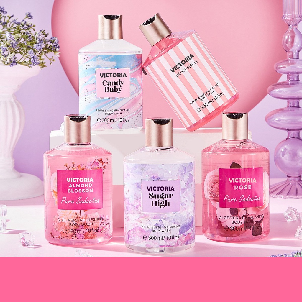 Sữa tắm hương nước hoa VICTORIA 300ml SIÊU LƯU HƯƠNG Mùi Chuẩn Thơm VF0