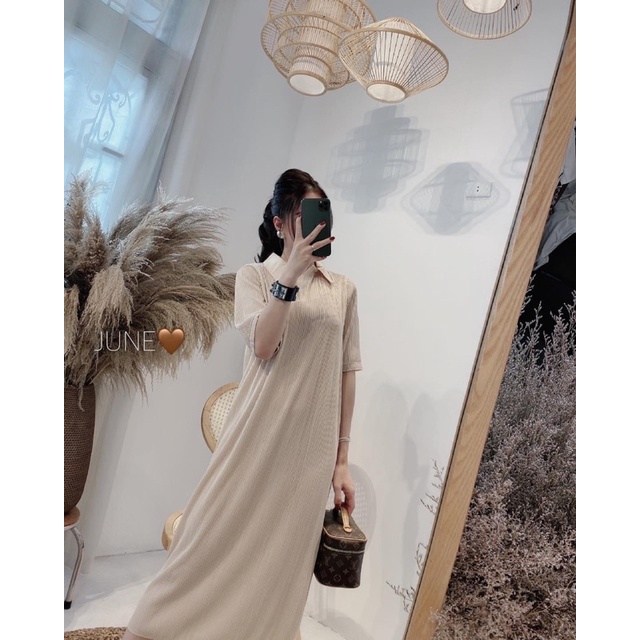 [223] [Hàng Đẹp] Váy Dập Ly Dáng Suông Cổ Đức 7 Màu Siêu Xinh Có Ảnh Thật Kèm Video | BigBuy360 - bigbuy360.vn