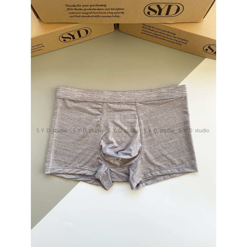 Quần lót Boxer nam vải thun lạnh COMPAC tự nhiên kháng khuẩn ,khử mùi, thông hơi, co giãn tốt - SYD
