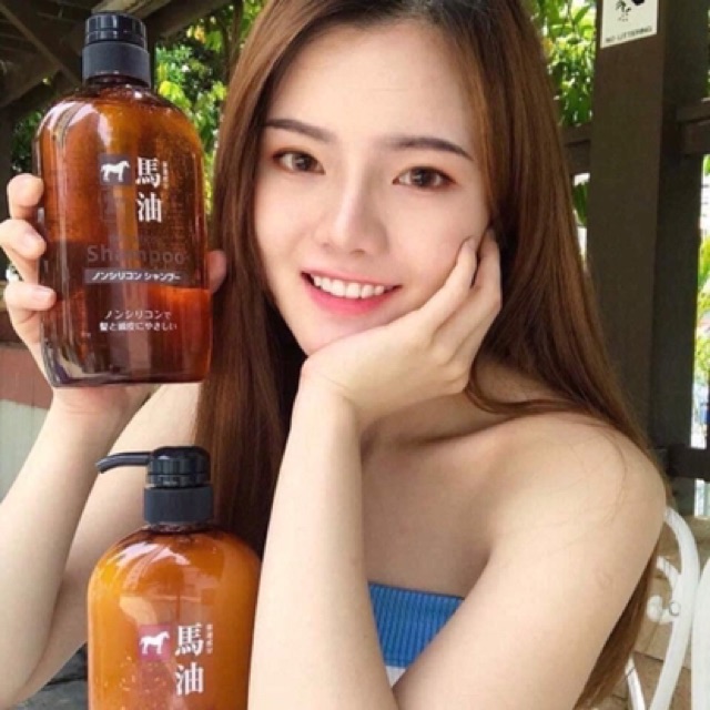 Dầu gội mỡ ngựa Nhât Bản 600ml/chai