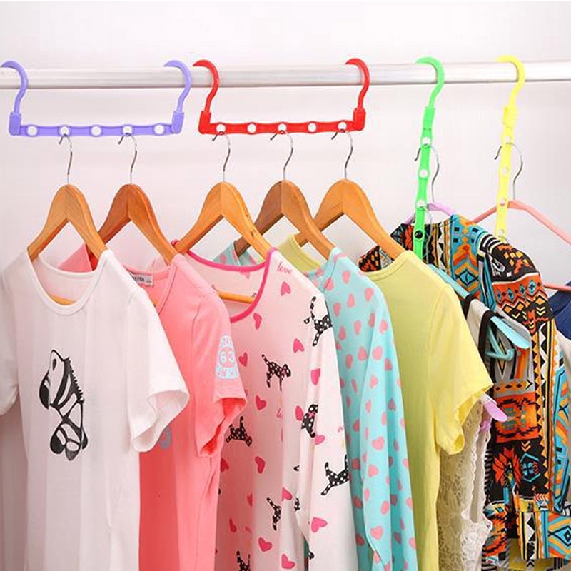 Móc Treo Quần Áo 5 Lỗ Tiện Lợi Chất Lượng Cao