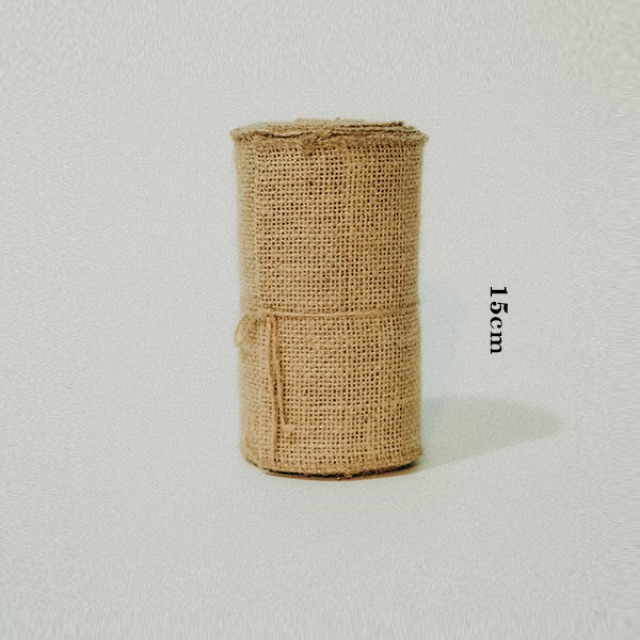 Cuộn vải bố thô - handmade - trang trí