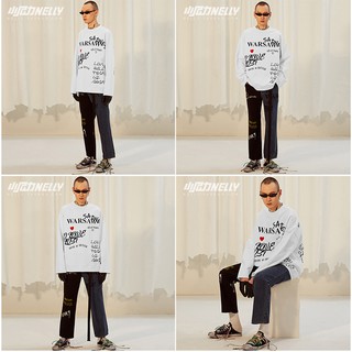 Áo thun basic dài tay ulzzang oversize  - Hàng có sẵn