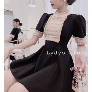 Váy cổ bèo