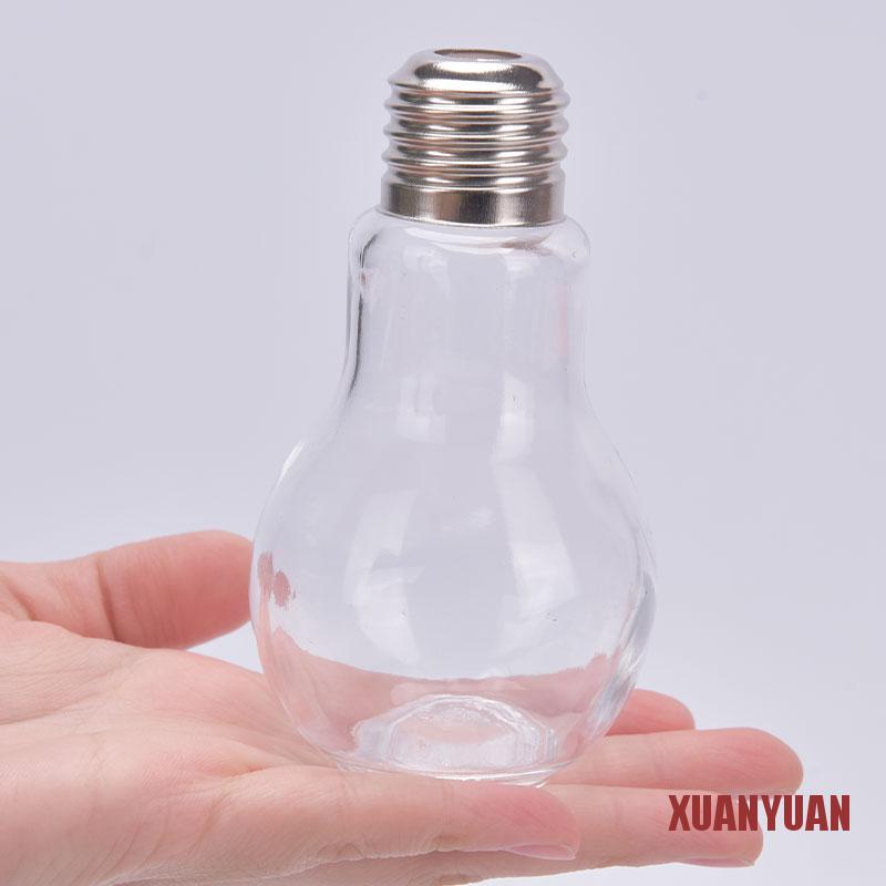 Bình Hoa Thủy Tinh Trong Suốt Hình Bóng Đèn 100ml