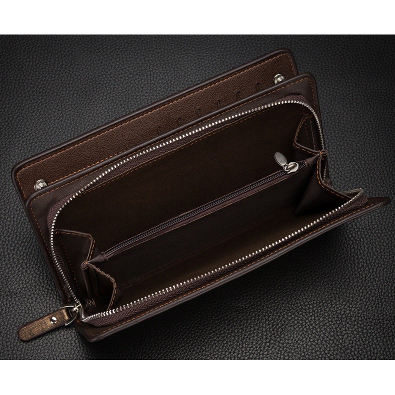 Ví cầm tay nữ - nam cao cấp siêu hót