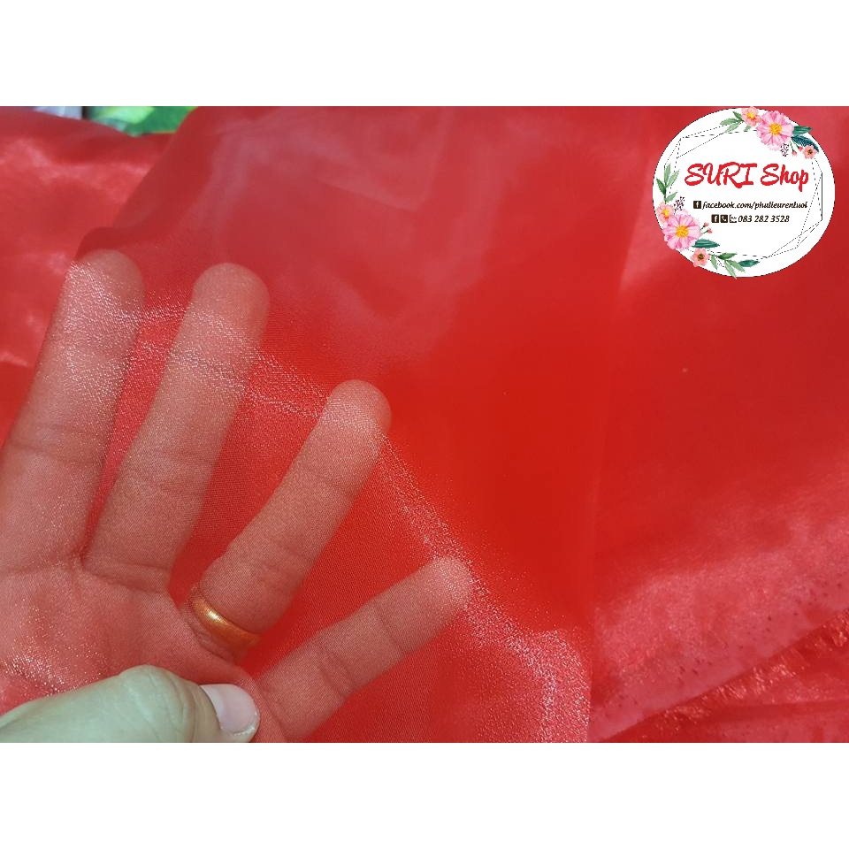 VẢI VOAN KÍNH (VOAN CÁT) Loại bóng đẹp - Khổ 1m5 - (Chuyên dùng may váy thời trang, Scrunchies, Hoa voan,..) Link 1