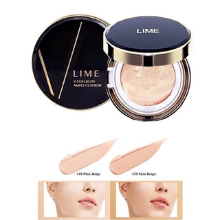 Phấn Nước Dành Cho Da Thường Và Da Khô Lime V Collagen Ample Cushion