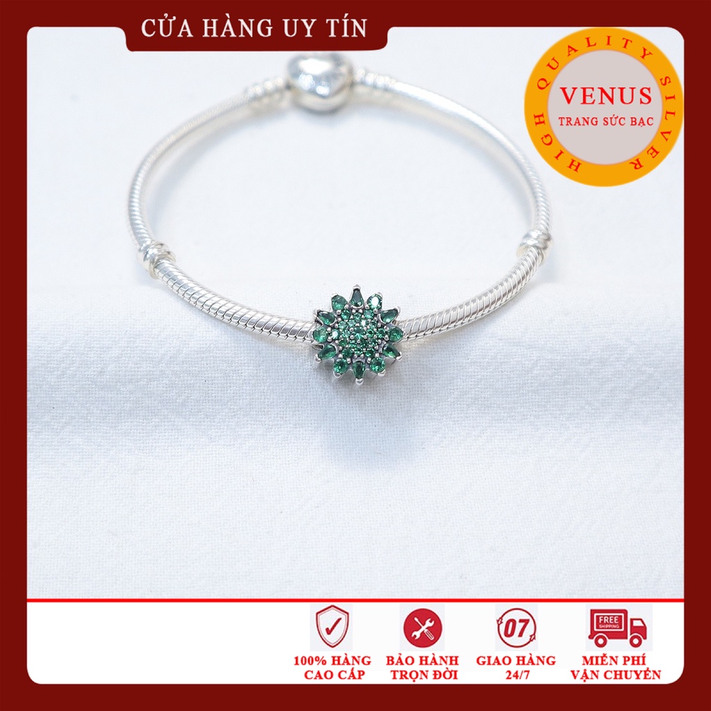 Bộ sưu tập charm xanh lá- Bạc 925 cao cấp- Trang sức bạc Venus