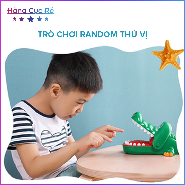 Đồ chơi cá sấu cắn tay Size trung Freeship Shop Hàng Cực Rẻ