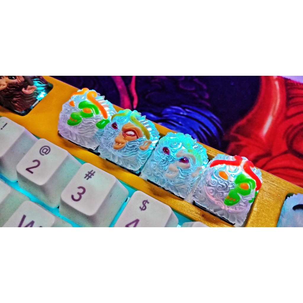 Nút bàn phím cơ -Keycap artisan Wukong