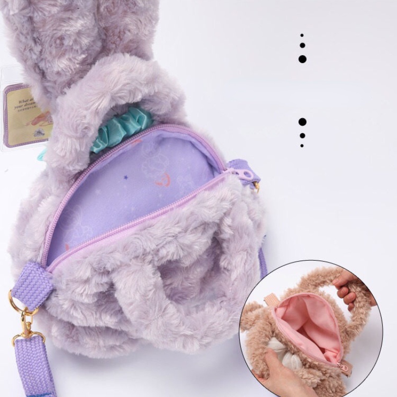 Stellalou Túi Đeo Chéo Vai Hình Thỏ Hoạt Hình Cho Nữ