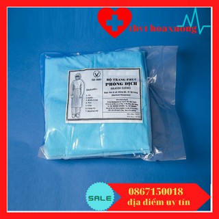 Quần Aó Phòng Dịch Liền Quần 4 Món