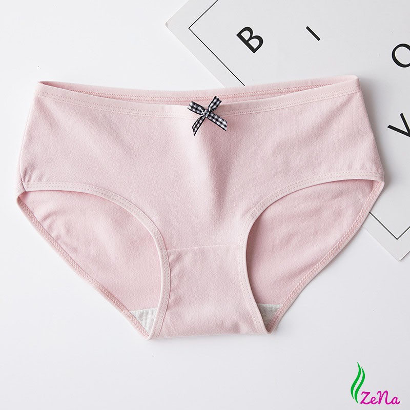 Quần Lót Cotton Phối Nơ Mềm Mại ZE029 | BigBuy360 - bigbuy360.vn