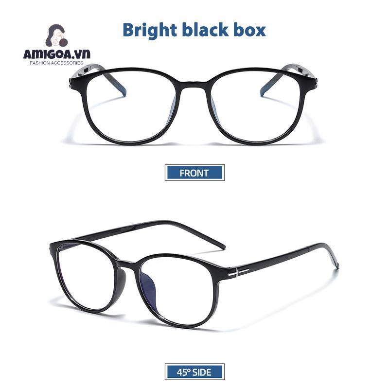 Mắt Kính Quang Học Chống Ánh Sáng Xanh Gọng Lớn Thời Trang Unisex