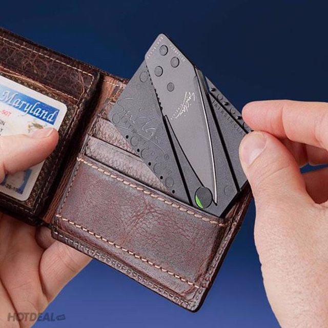 Dao gấp gọn bỏ túi nhỏ gọn dáng thẻ ATM