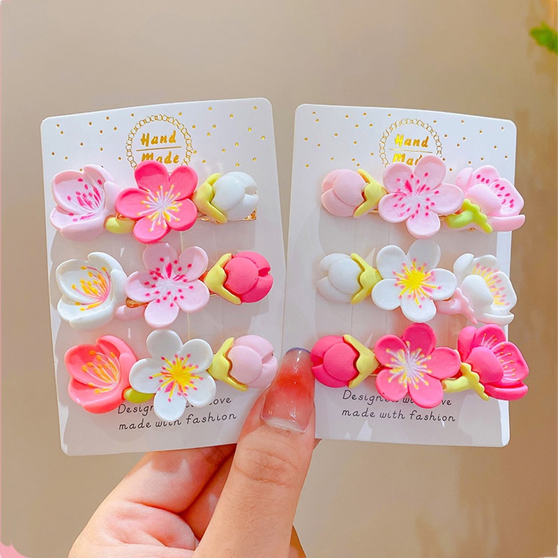 Kẹp TóC HìNh Hoa Anh ĐàO Dễ Thương Cho Bé GáI