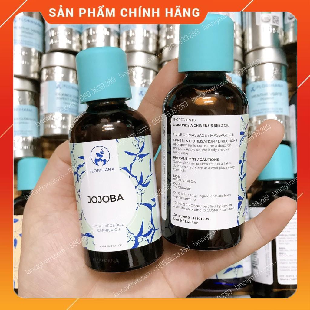 [HANG_MI_NHAP_KHAU] DẦU NGÂM/ DẪN HẠT JOJOBA FLORIHANA JOJOBA HUILE VEGETALE CARRIER OIL 50ML