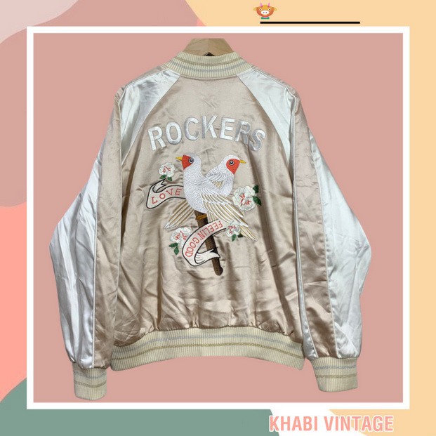 Áo bomber thêu 2hand giá tốt ✨FREESHIP✨Khabi Vintage
