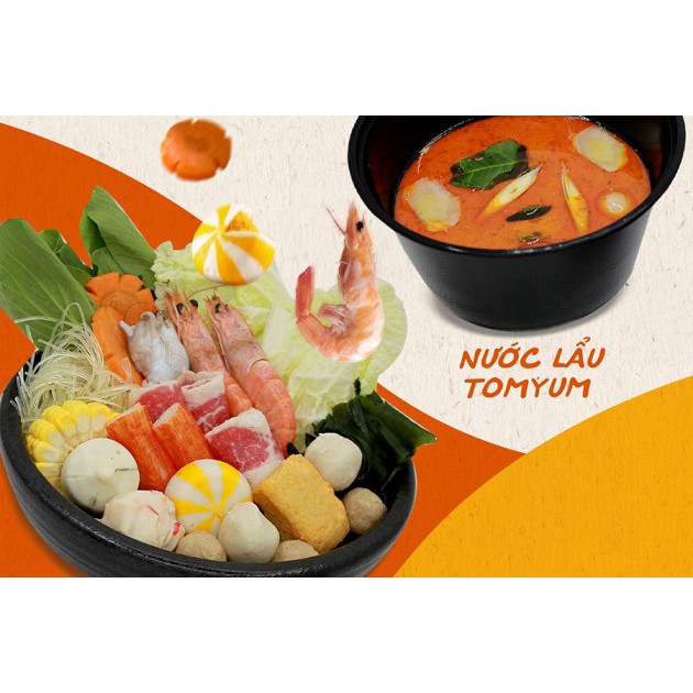 HCM [E-Voucher] Buffet tinh hoa lẩu hải sản hơn 100 món & 5 vị lẩu tại Hotpot Story Hoàng Hoa Thám - Menu 279k (DT)