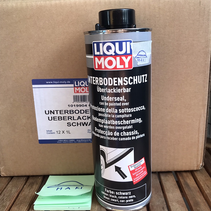 Chai sơn phủ gầm ô tô (xịt phủ gầm ô tô) chống rỉ sét Liqui Moly 1L màu đen nhập Đức