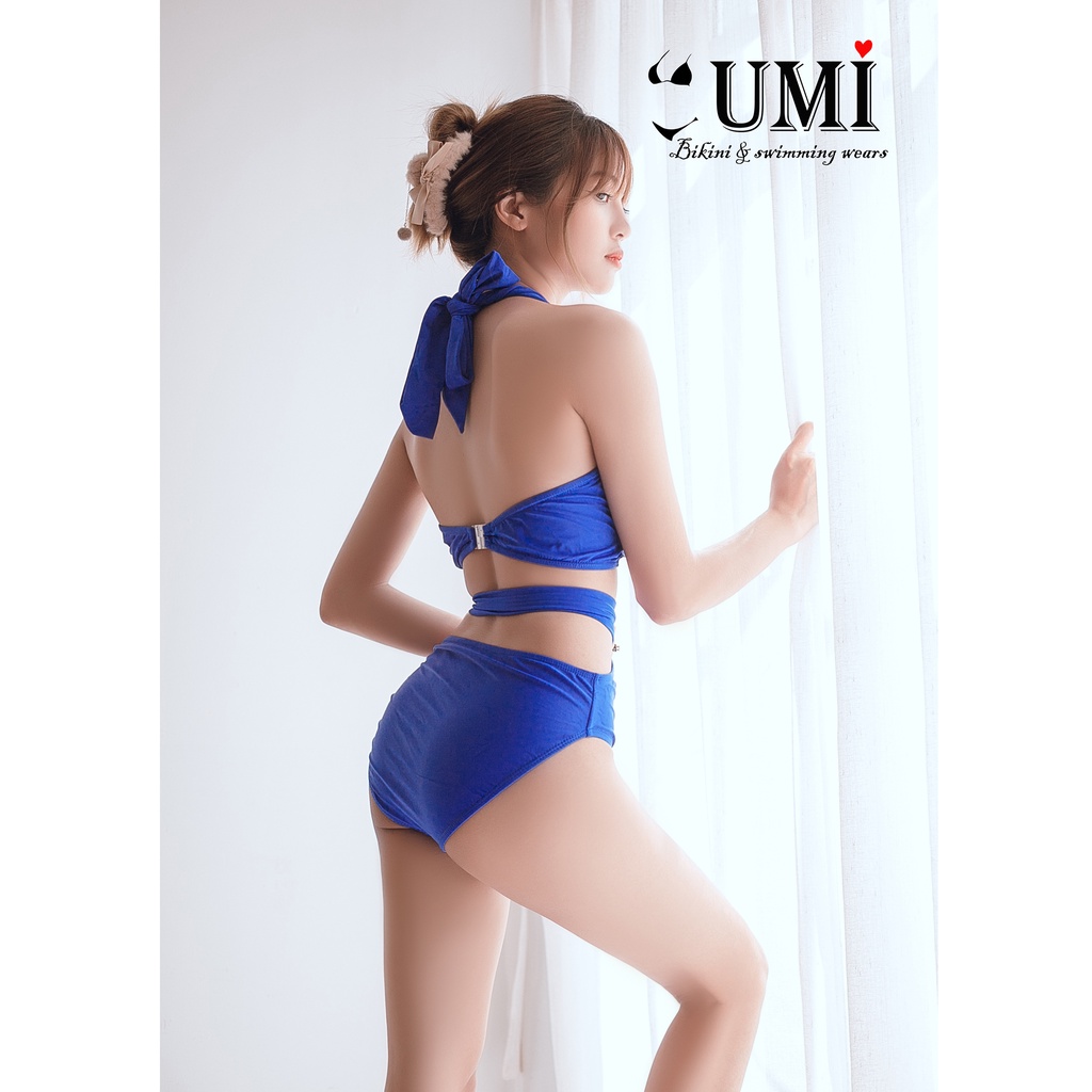 BIKINI 2 Mảnh Phối Khoen Sang Trọng - BIKINISTORE - Màu Xanh Coban
