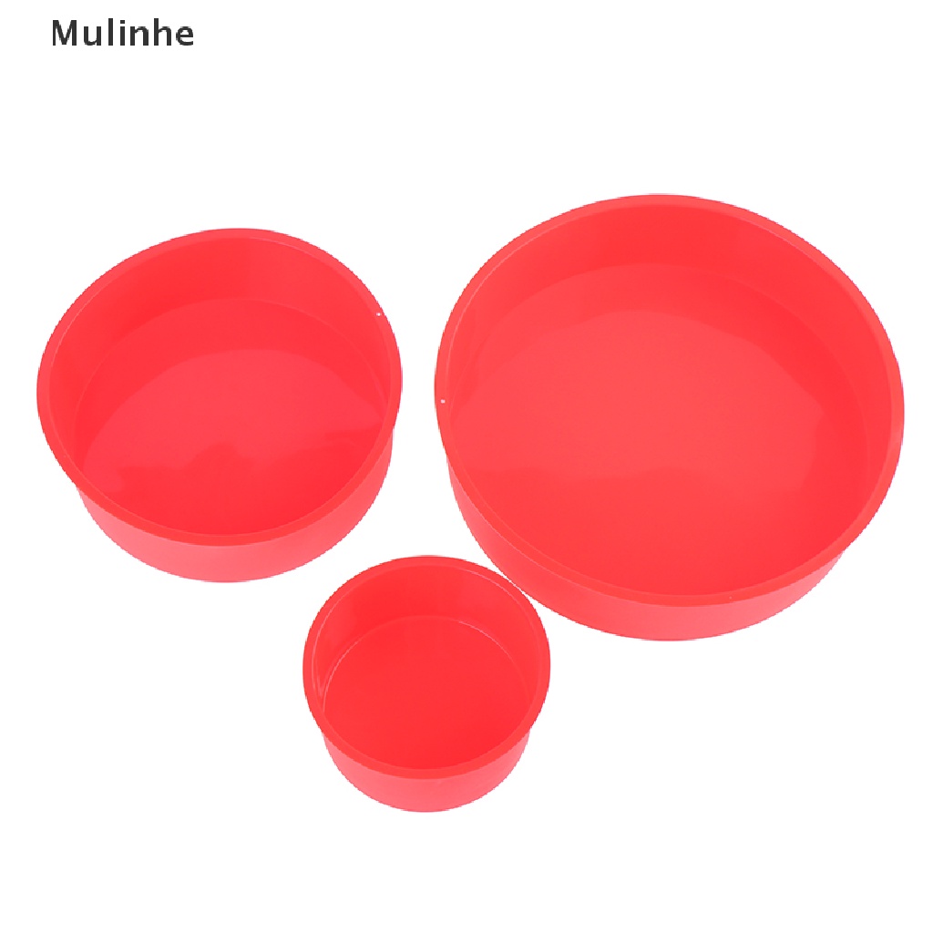 Khuôn silicone tròn thích hợp làm bánh nướng tiện dụng