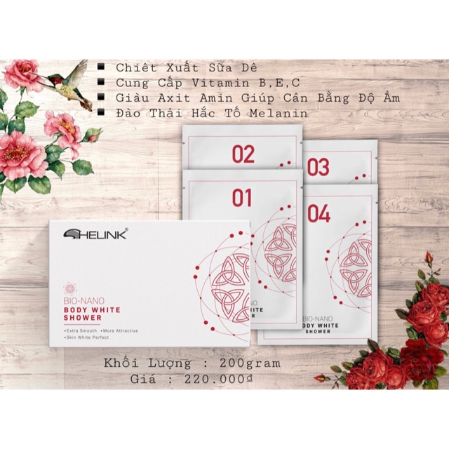 Set tắm trắng toàn thân