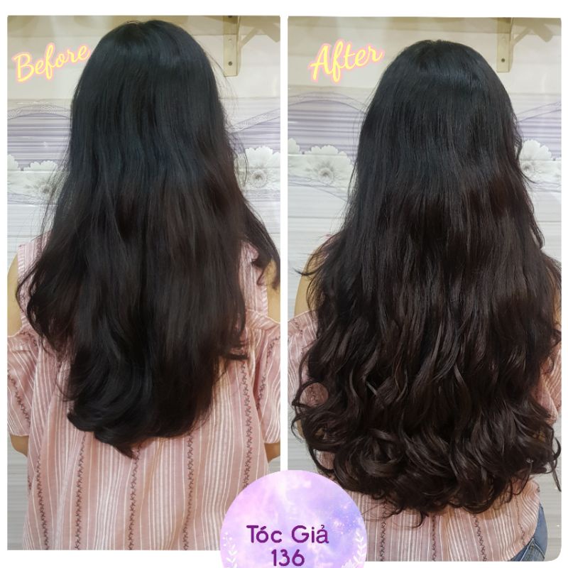 💟 Follow Shop Tặng Quà 💟 TÓC KẸP PHÍM 1/2 XOĂN 70CM 💟 TÓC GIẢ 136