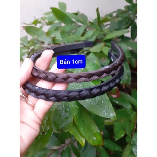 Combo 2 cái Bờm cài tóc thắt bính (1cm/1.5cm/2cm/2.5cm)
