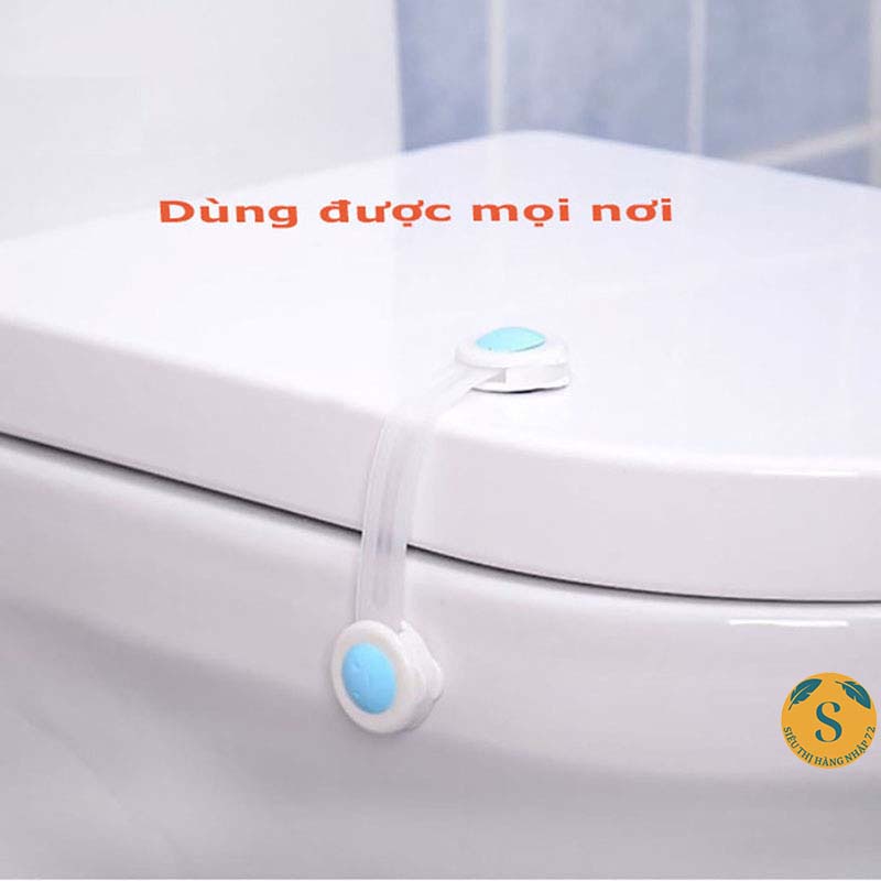 Dây Khóa Gài Tủ Lạnh, Khóa Ngăn Kéo, Khóa Tủ Đồ (Loại Dẻo) [KHÓA TỦ DẺO]