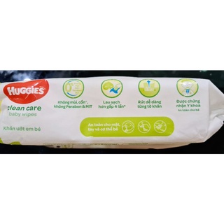Khăn ướt Huggies 64 miếng, Unifresh 80 miếng