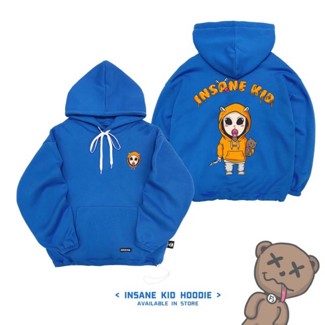 [Áo hoodie Insane®] Kid Hoodie - màu Xanh Cô Ban | BigBuy360 - bigbuy360.vn